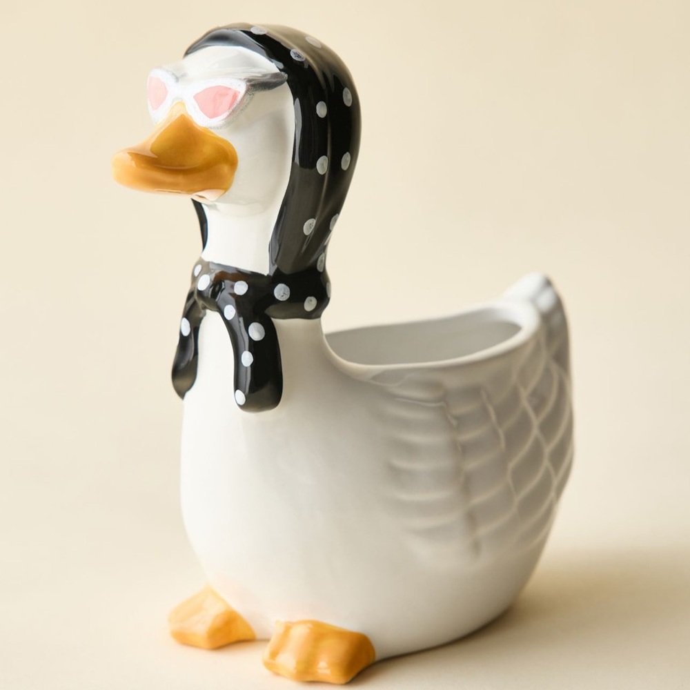 UO Ceramic Goose Planter